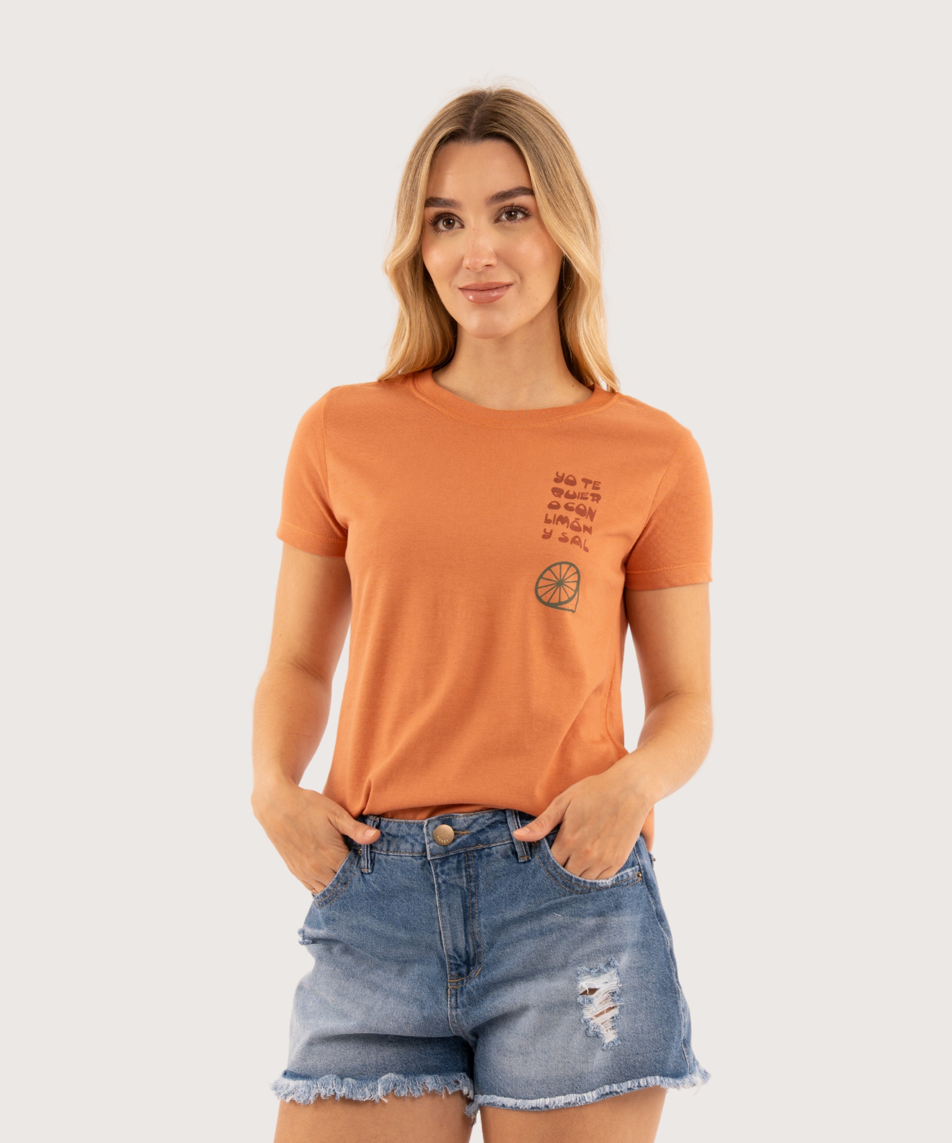 Mini t shirt basic CARAMELO