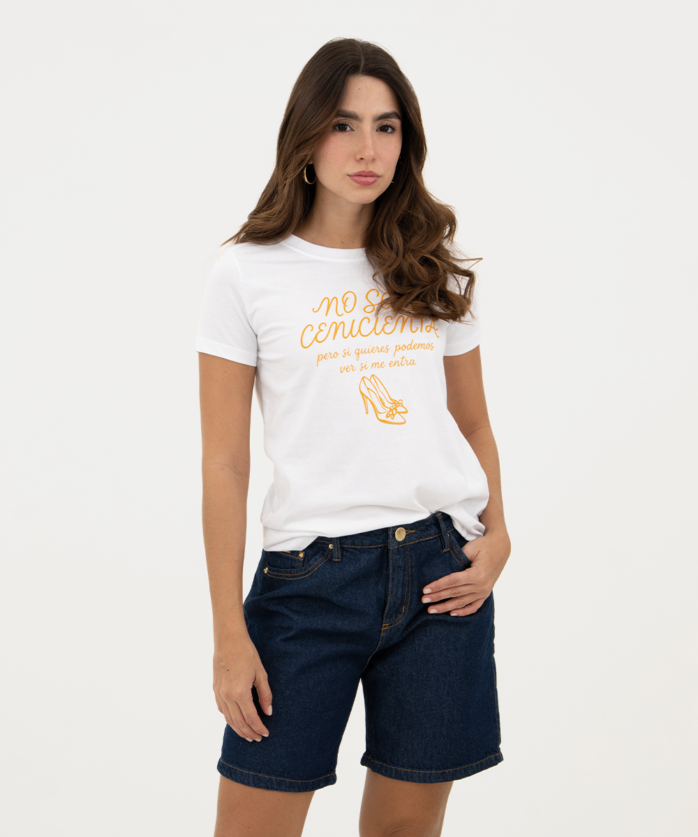 Mini t shirt basic Blanco