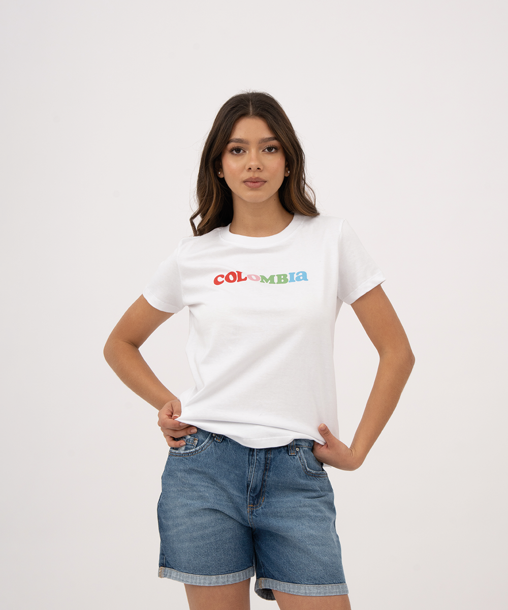 Mini t shirt basic tipica BLANCO