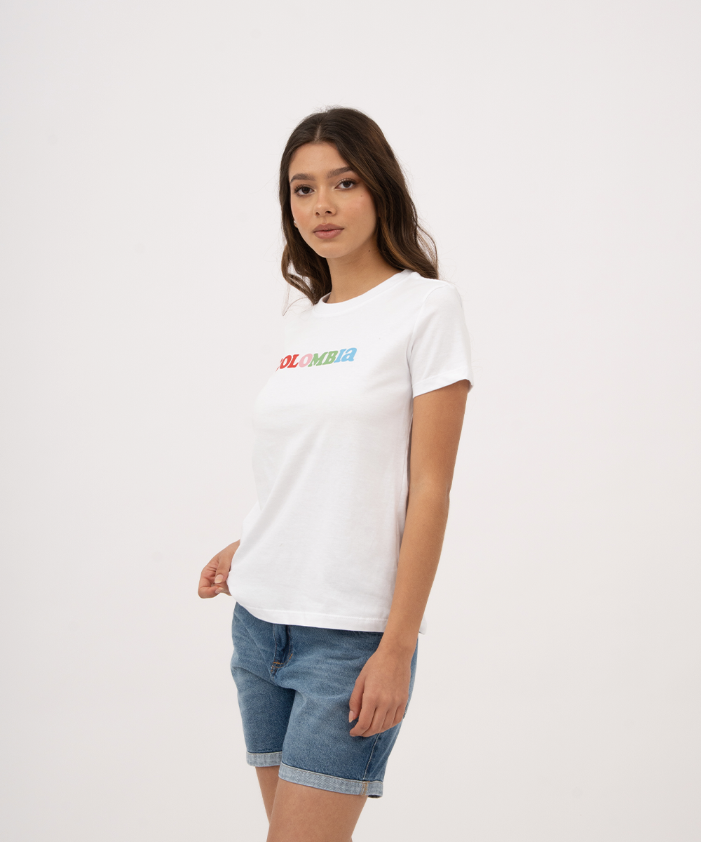 Mini t shirt basic tipica BLANCO