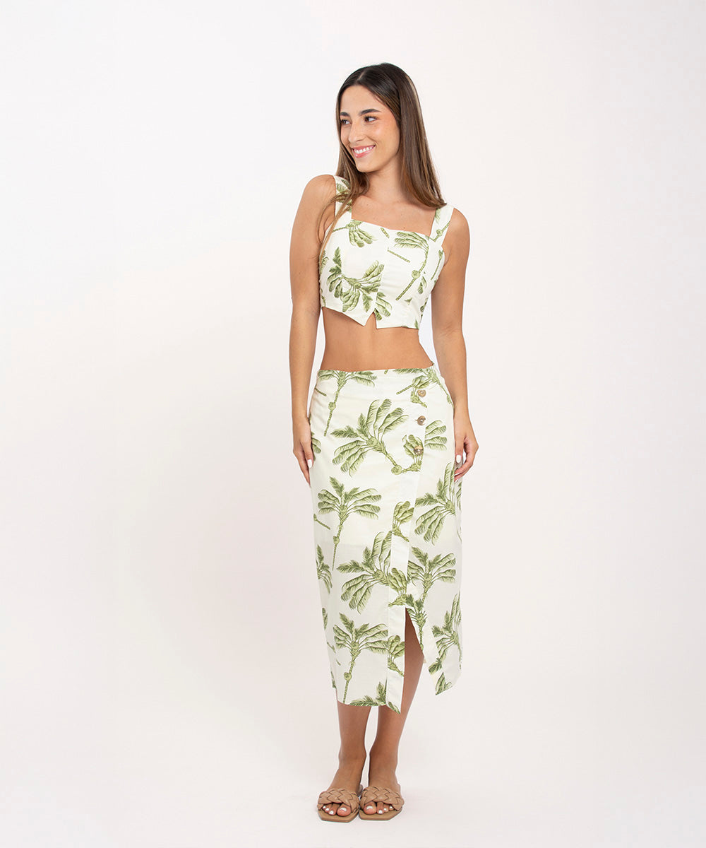 Blusa escote espalda VERDE