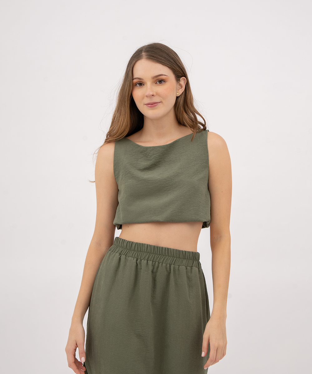 Blusa sisa VERDE SELVA (MILITAR)