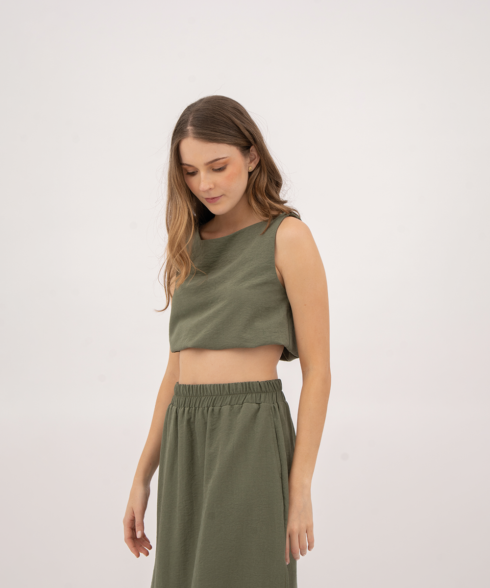 Blusa sisa VERDE SELVA (MILITAR)