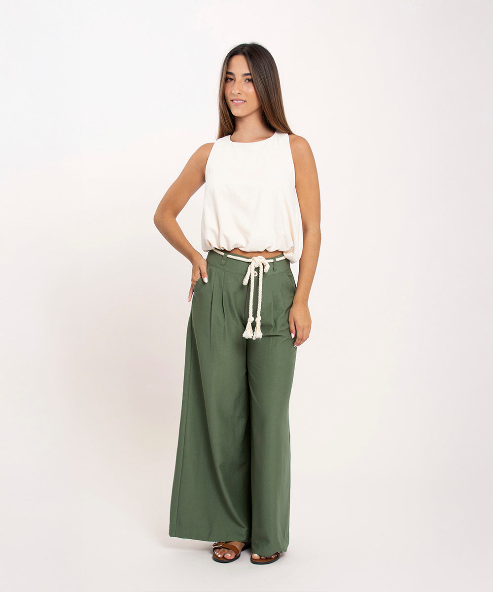 BLusa globo sisa BEIGE