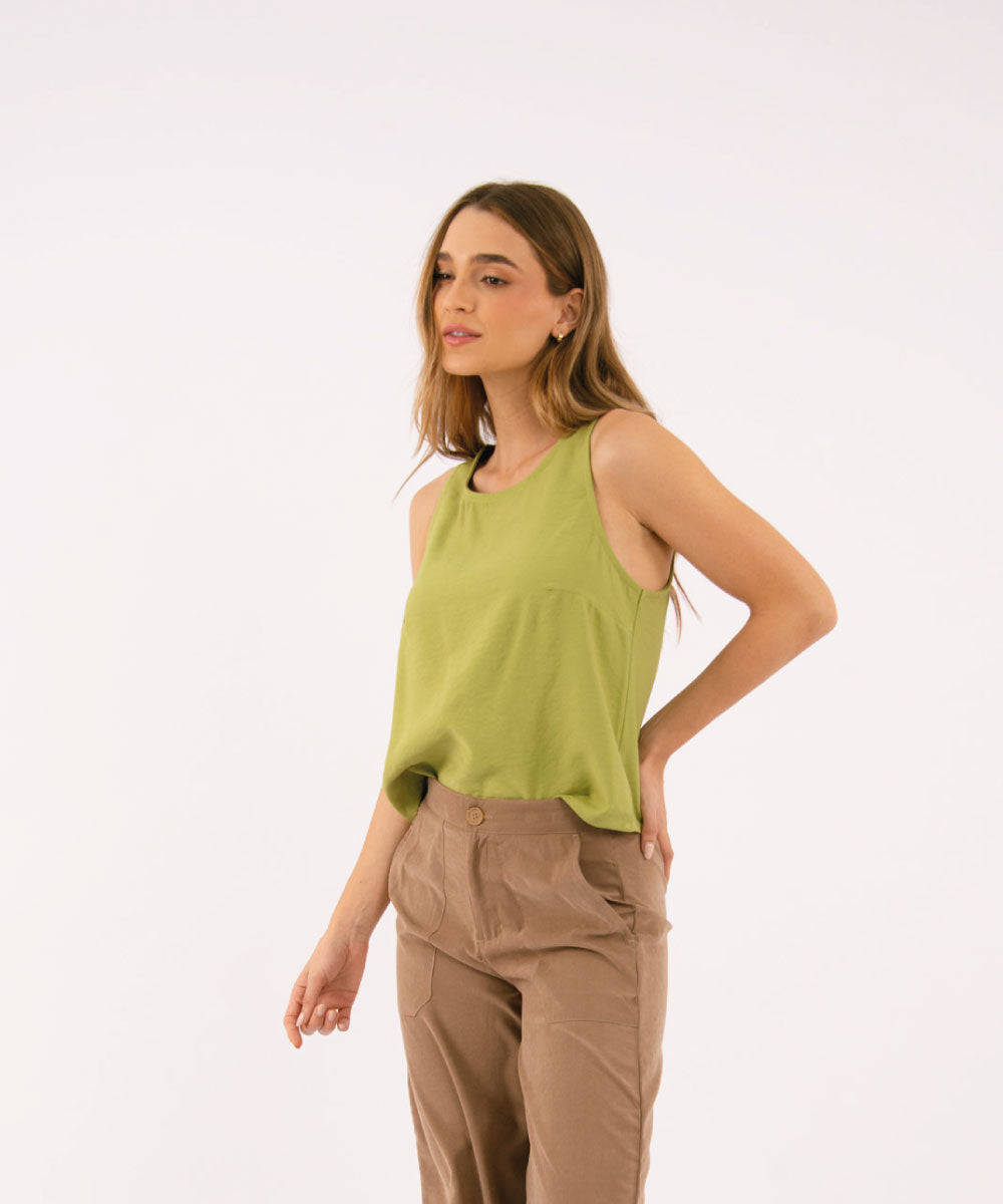 Blusa Manga Sisa VERDE OLIVA