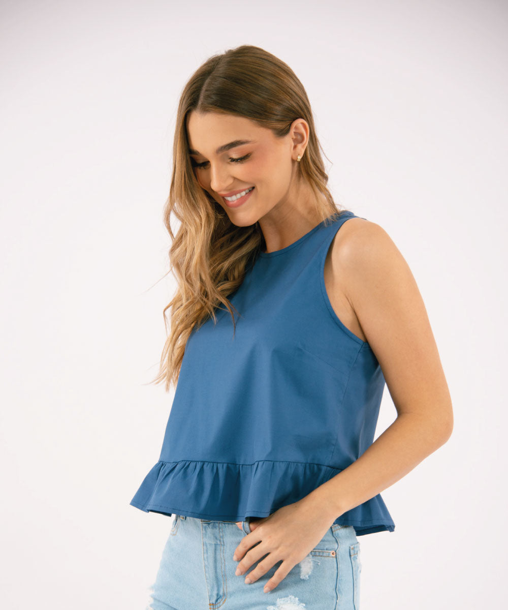 Blusa Sisa AZUL PROFUNDO