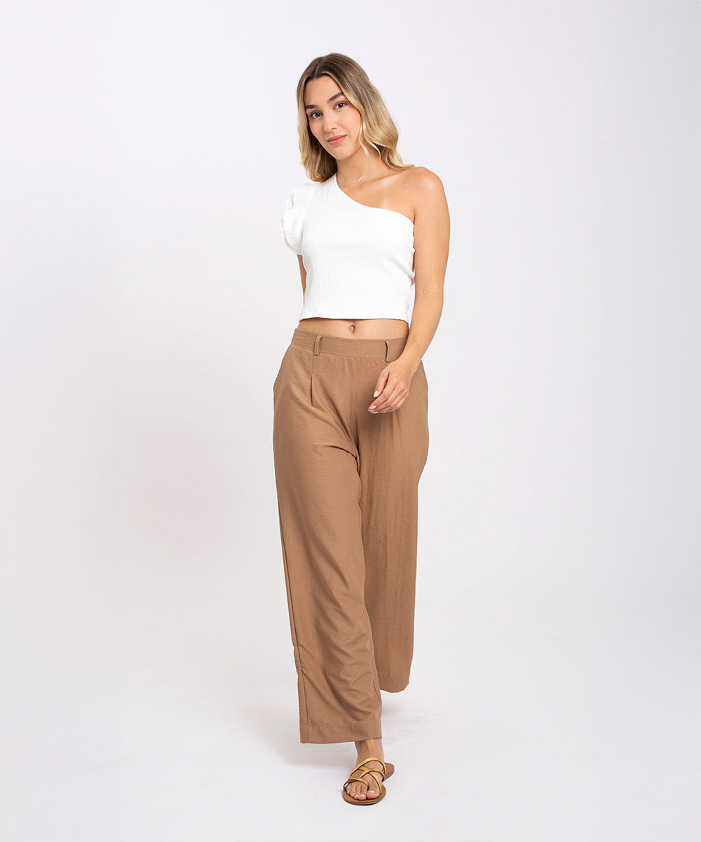 Blusa solo hombro boleros MARFIL