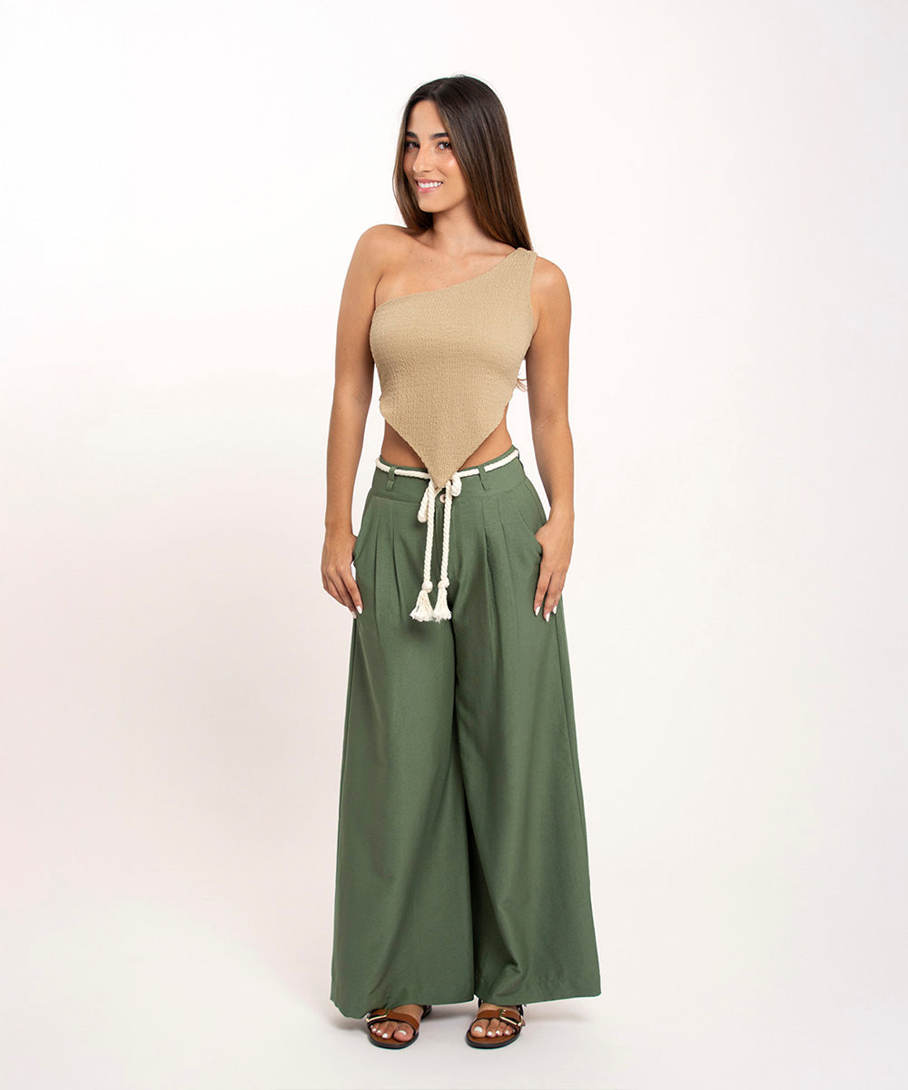 Blusa asimetrica CHOCOLATE