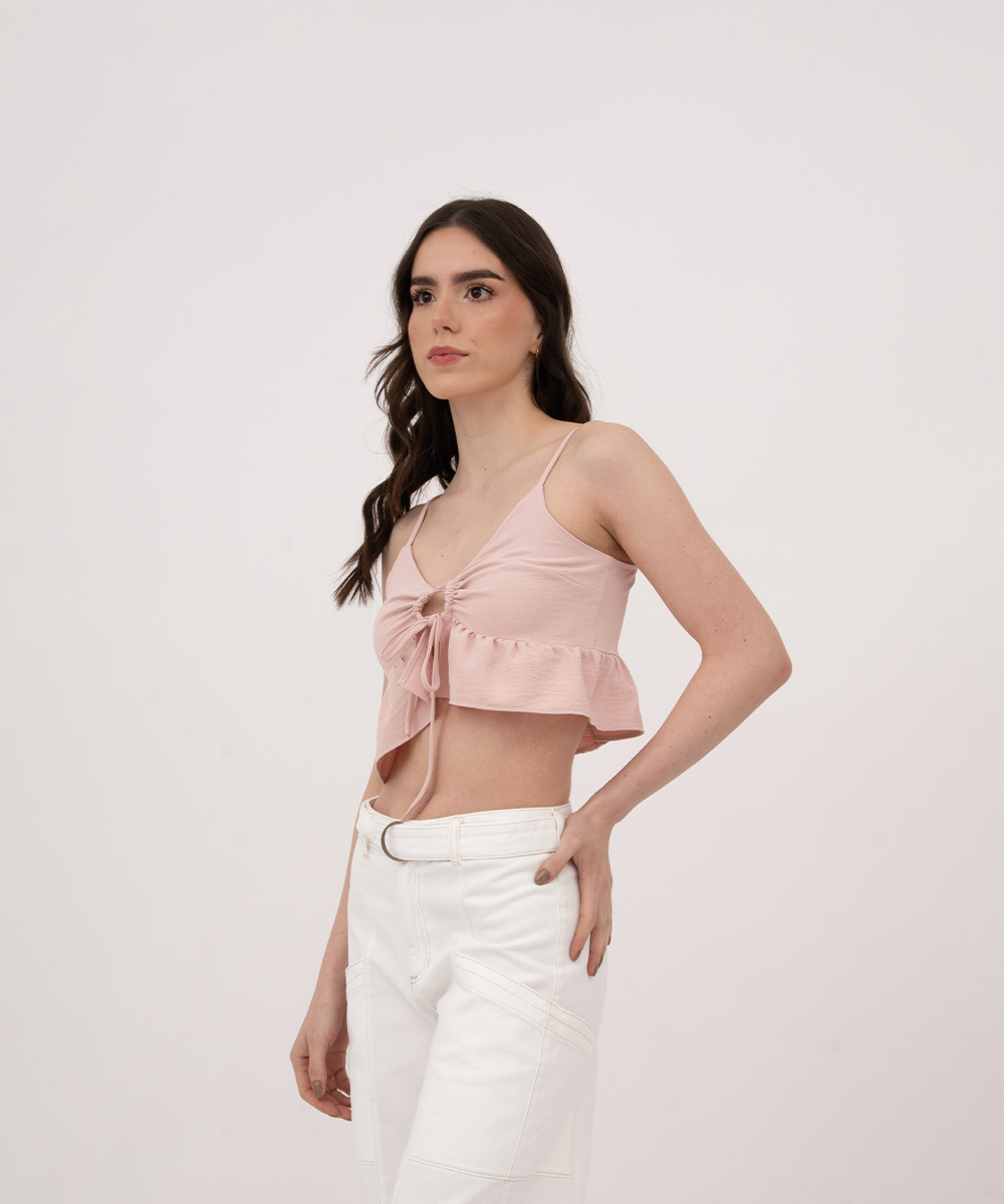 Blusa con bolero ROSADO EMPOLVADO