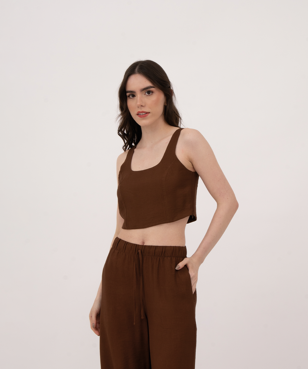 Blusa sisa CHOCOLATE