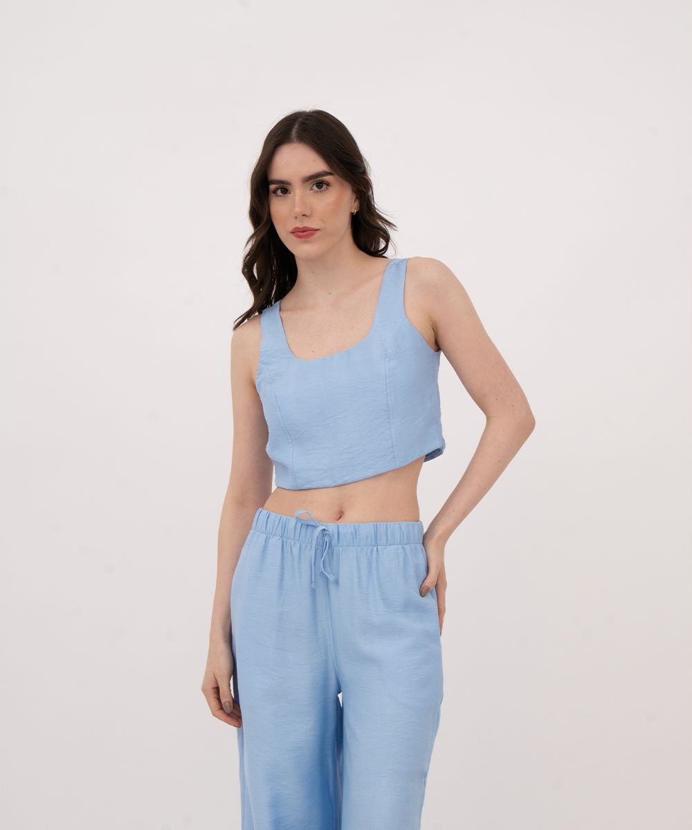 Blusa sisa AZUL RADIANTE