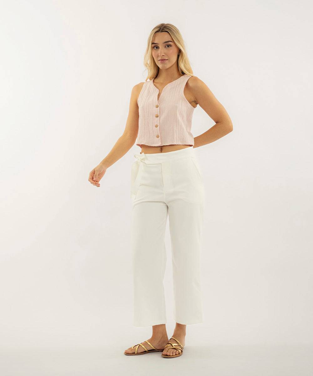 Blusa Sisa De Abotonar Rosado Pastel Blusas Para Mujer | Ticket Store Colombia 1