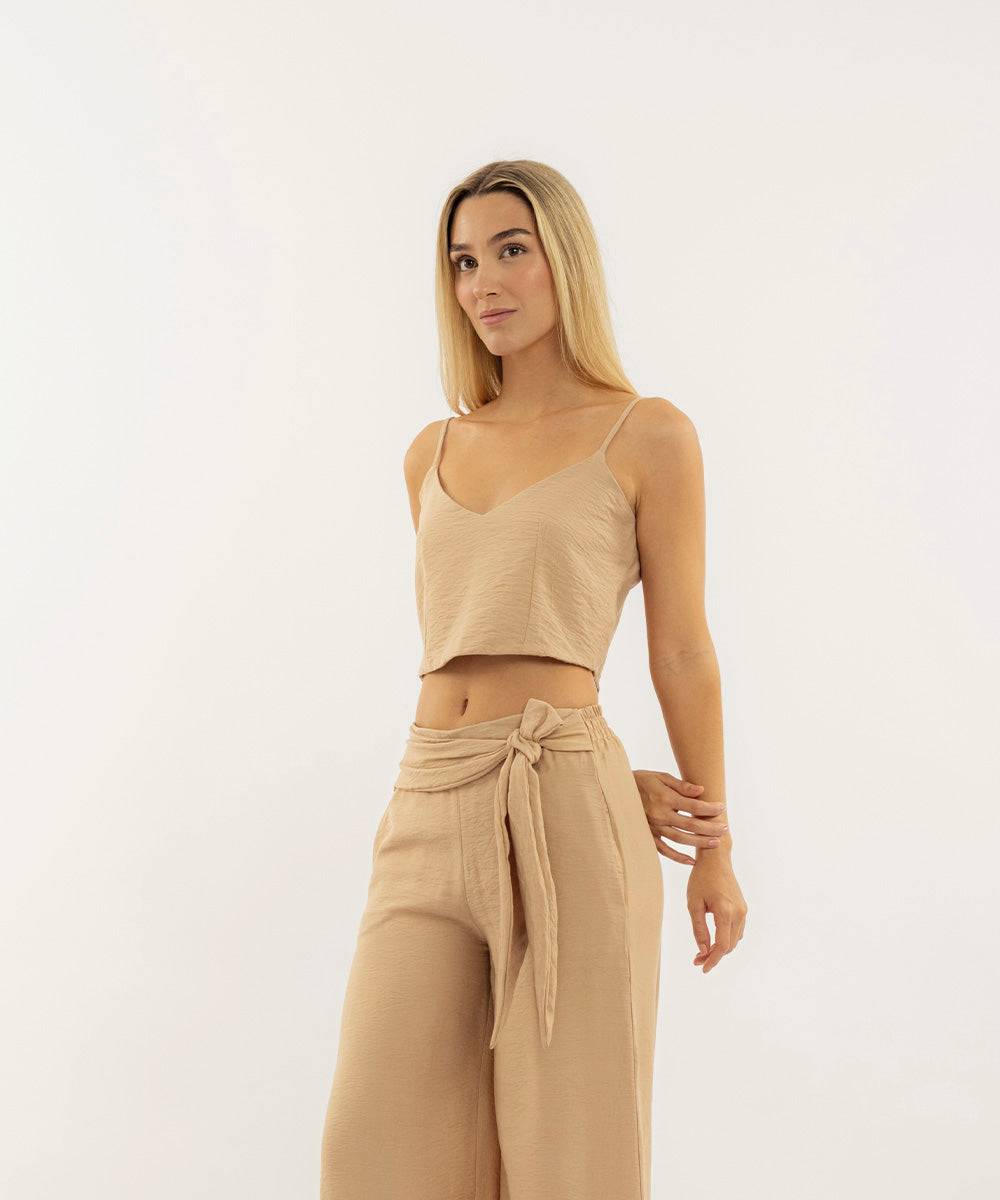 Blusa Tiras Camel Blusas Para Mujer | Ticket Store Colombia 3