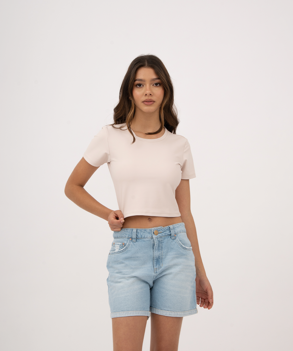 Crop top manga corta ARENA