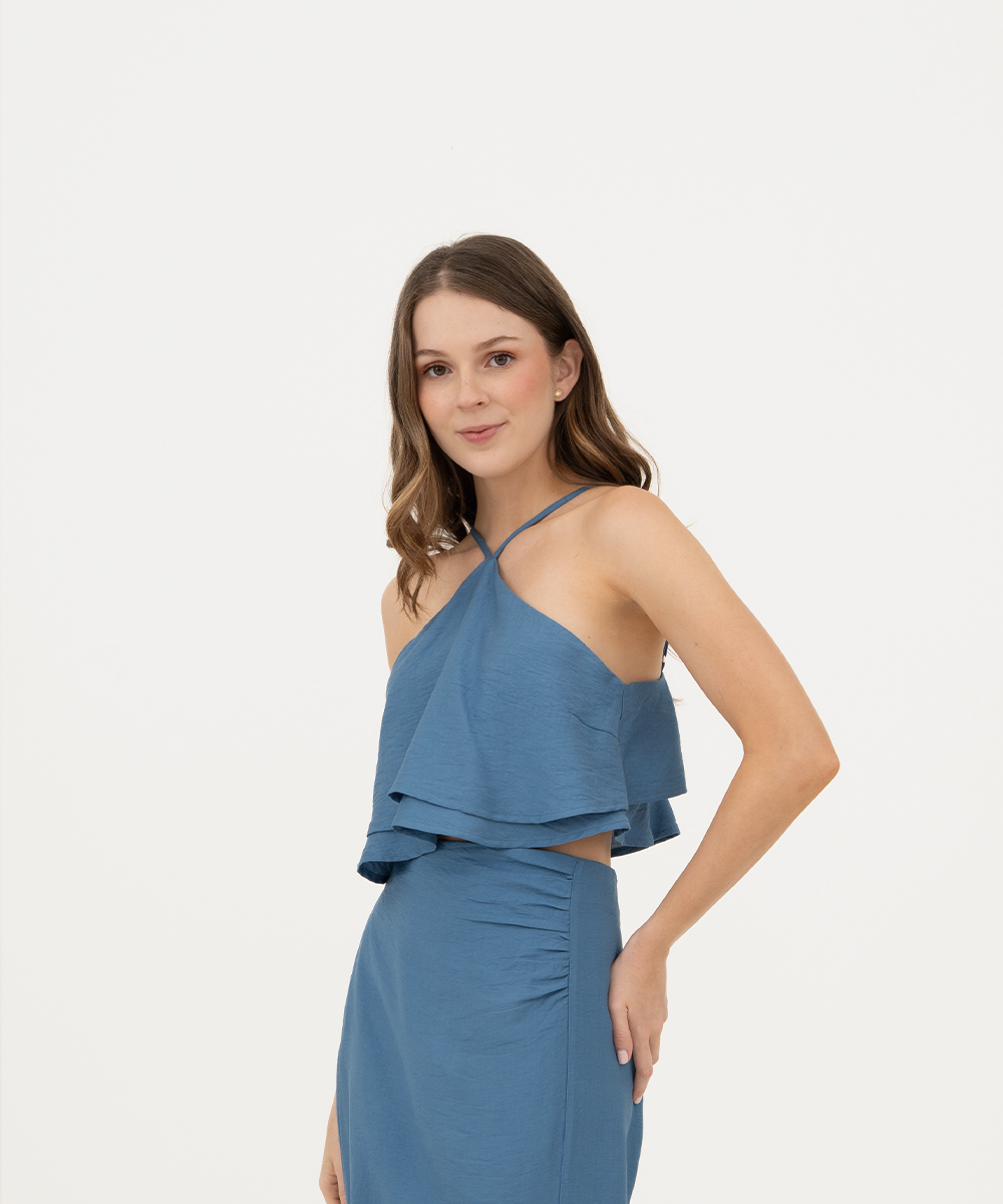 Blusa boleros AZUL RADIANTE