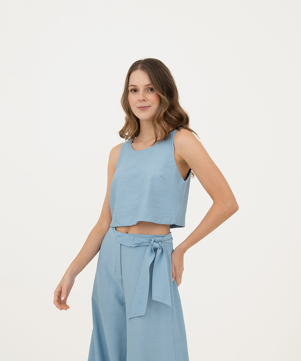 Blusa sisa AZUL CIELO