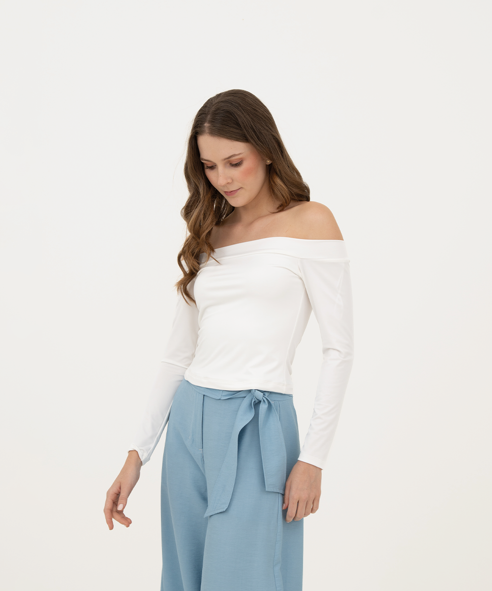 Blusa bandeja BLANCO