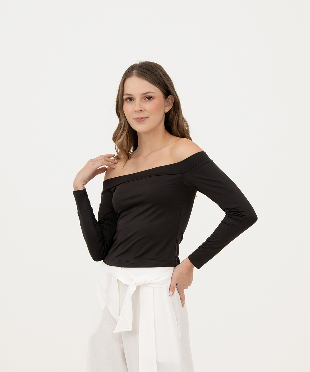 Blusa bandeja NEGRO