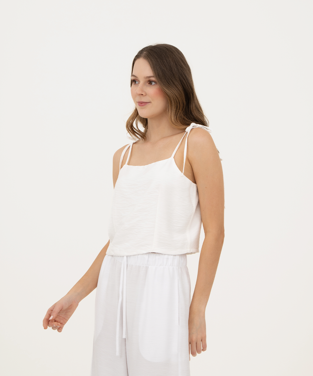 Blusa tiras BLANCO