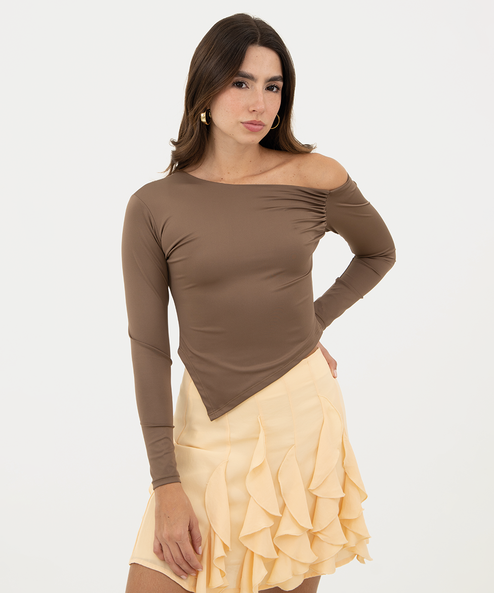 Blusa manga larga Chocolate