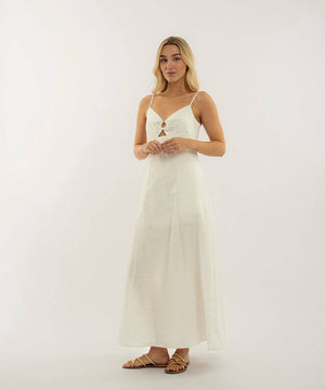 Vestido Nesgas Blanco Vestidos Para Mujer | Ticket Store Colombia 1