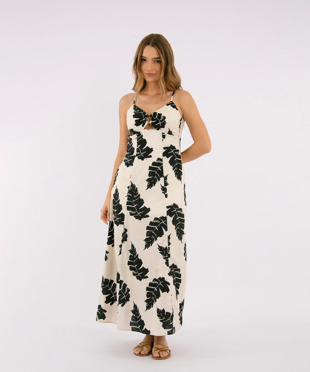 Vestido Nesgas NEGRO