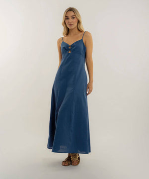 Vestido Nesgas Azul Profundo Vestidos Para Mujer | Ticket Store Colombia 5