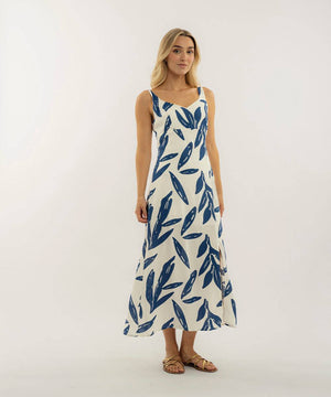 Vestido Midi Con Abertura Azul Profundo Vestidos Para Mujer | Ticket Store Colombia 4