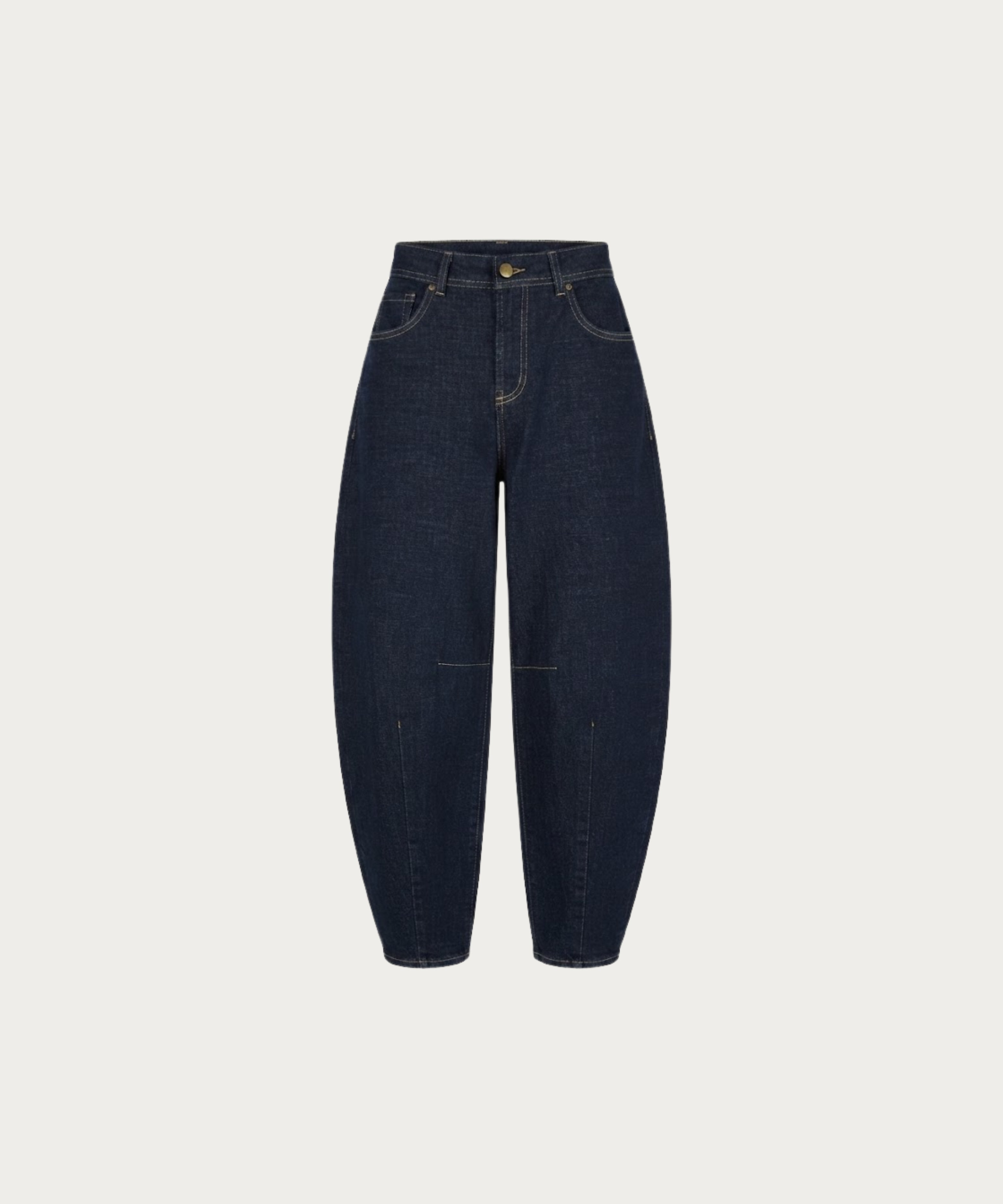 Jean fit barrel Azul Profundo