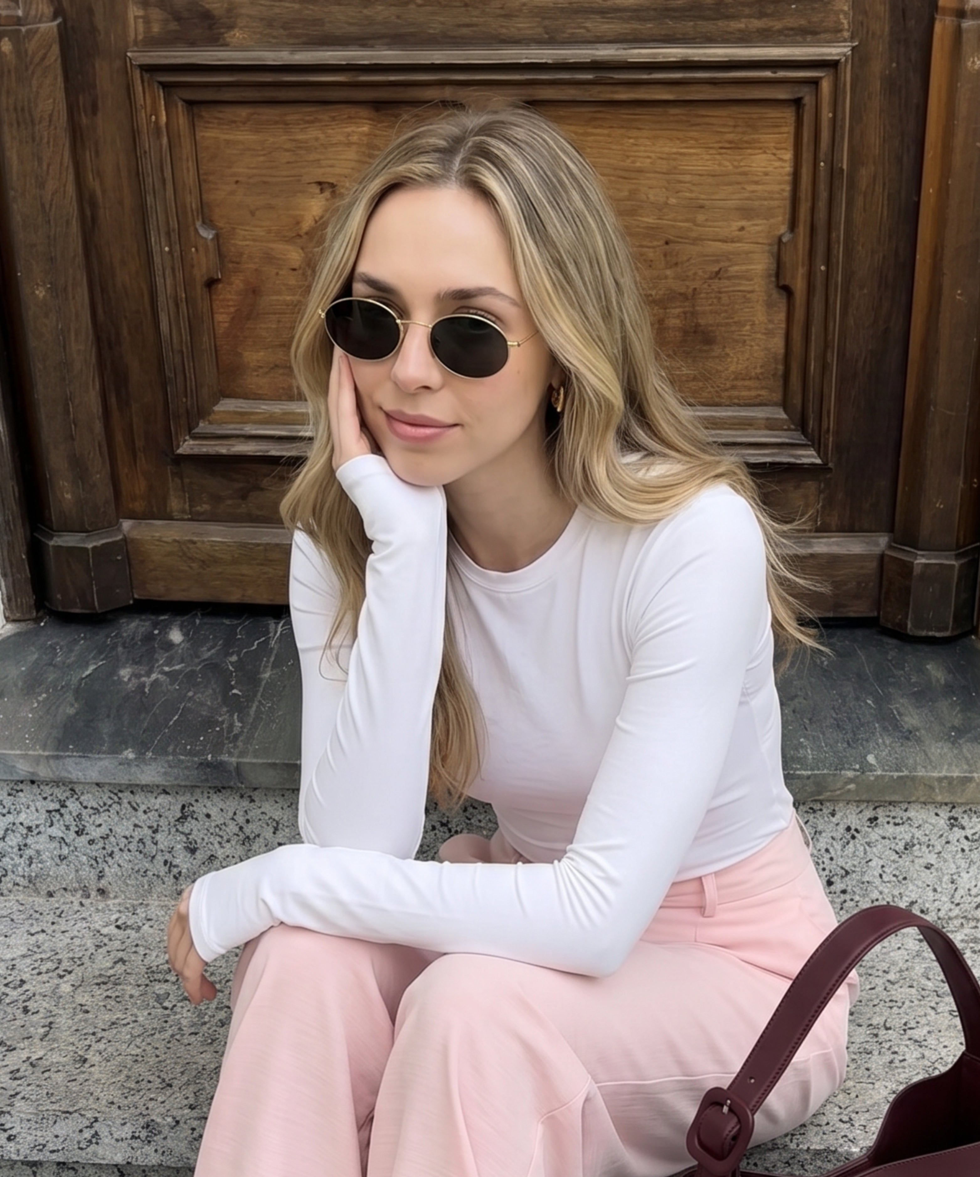 Body manga larga BLANCO